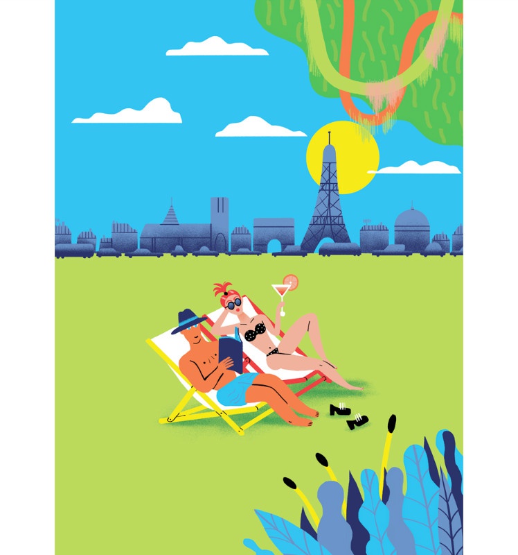 illustration amelie faliere transats paris.jpg - Amlie FALIERE | Virginie